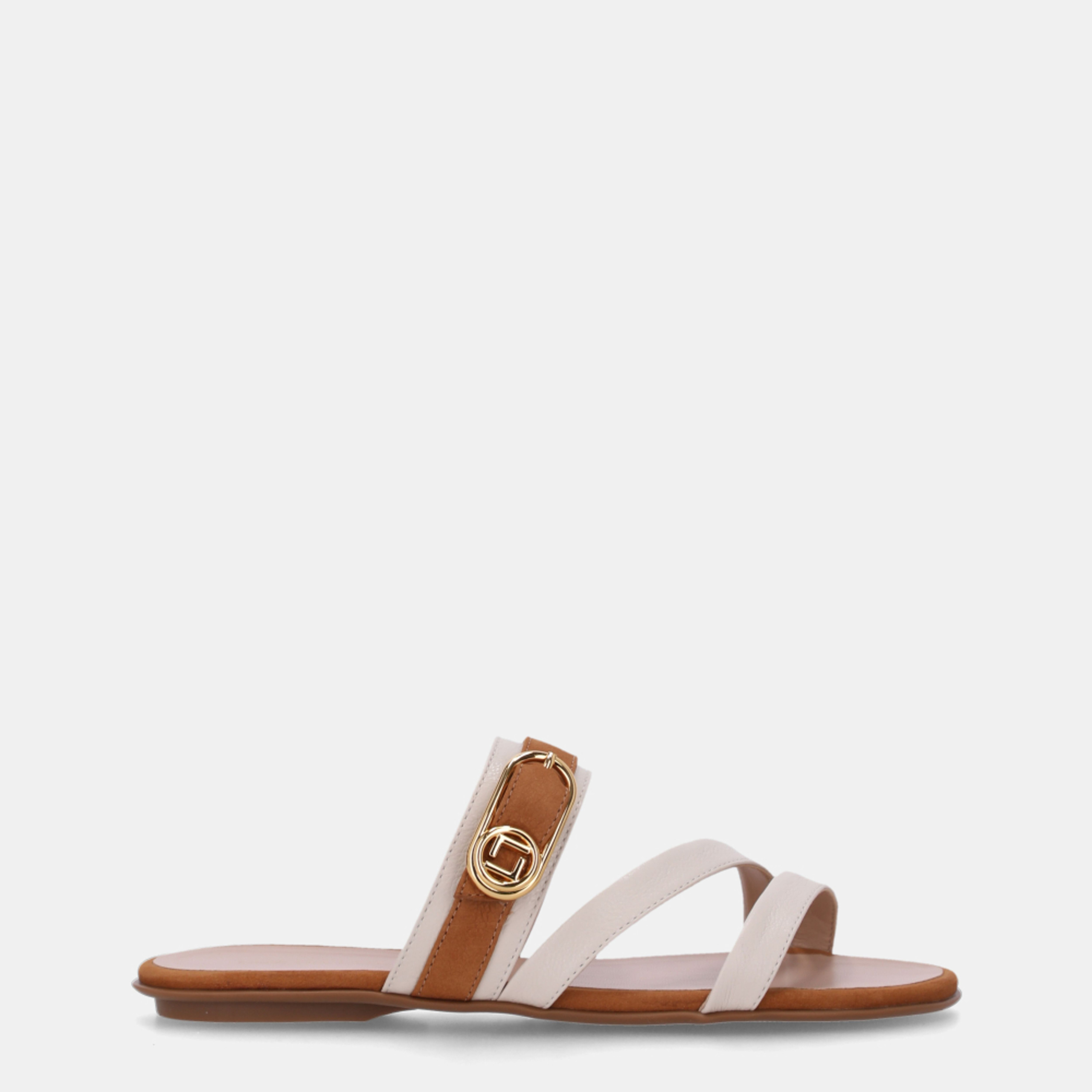 Rasteira Off/Camel