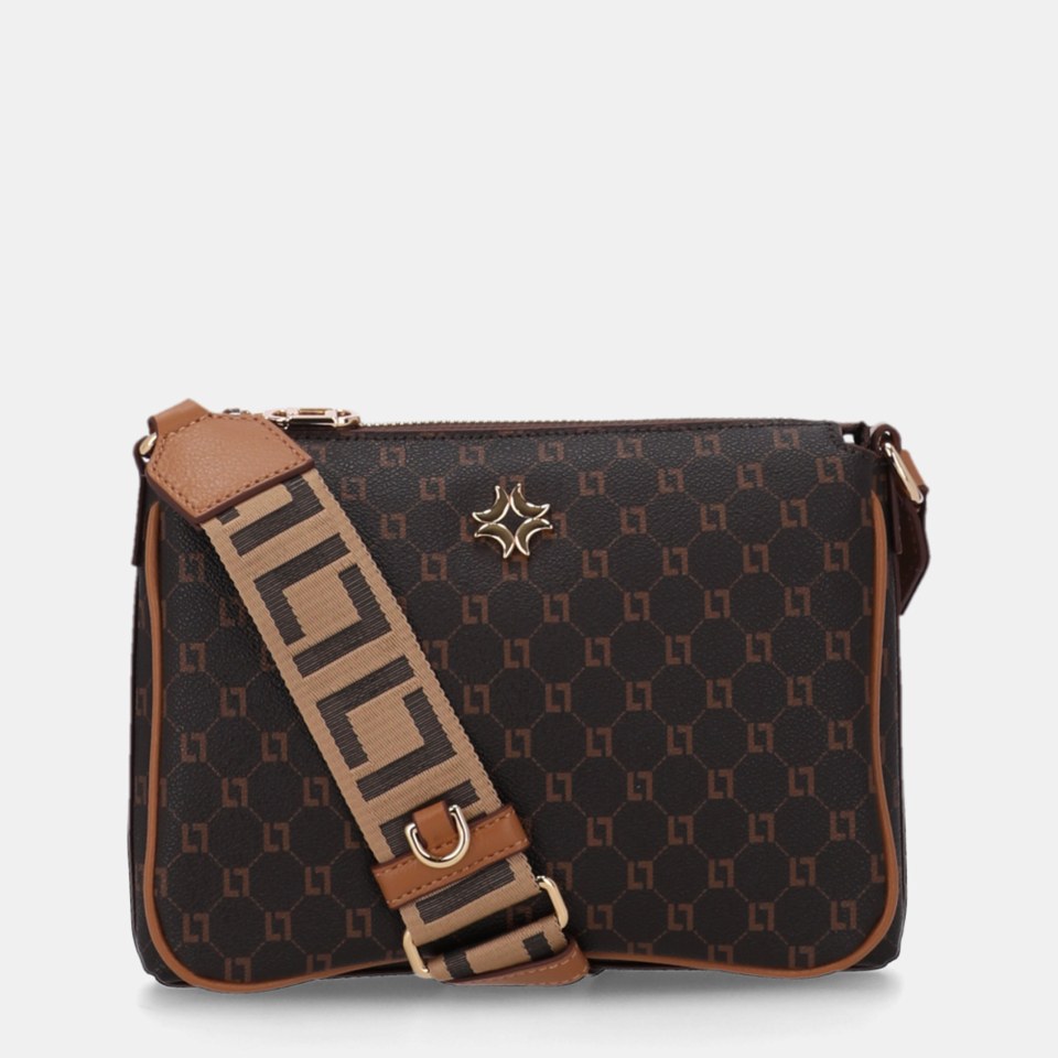 Bolsa Tiracolo Monograma Ll Mocca